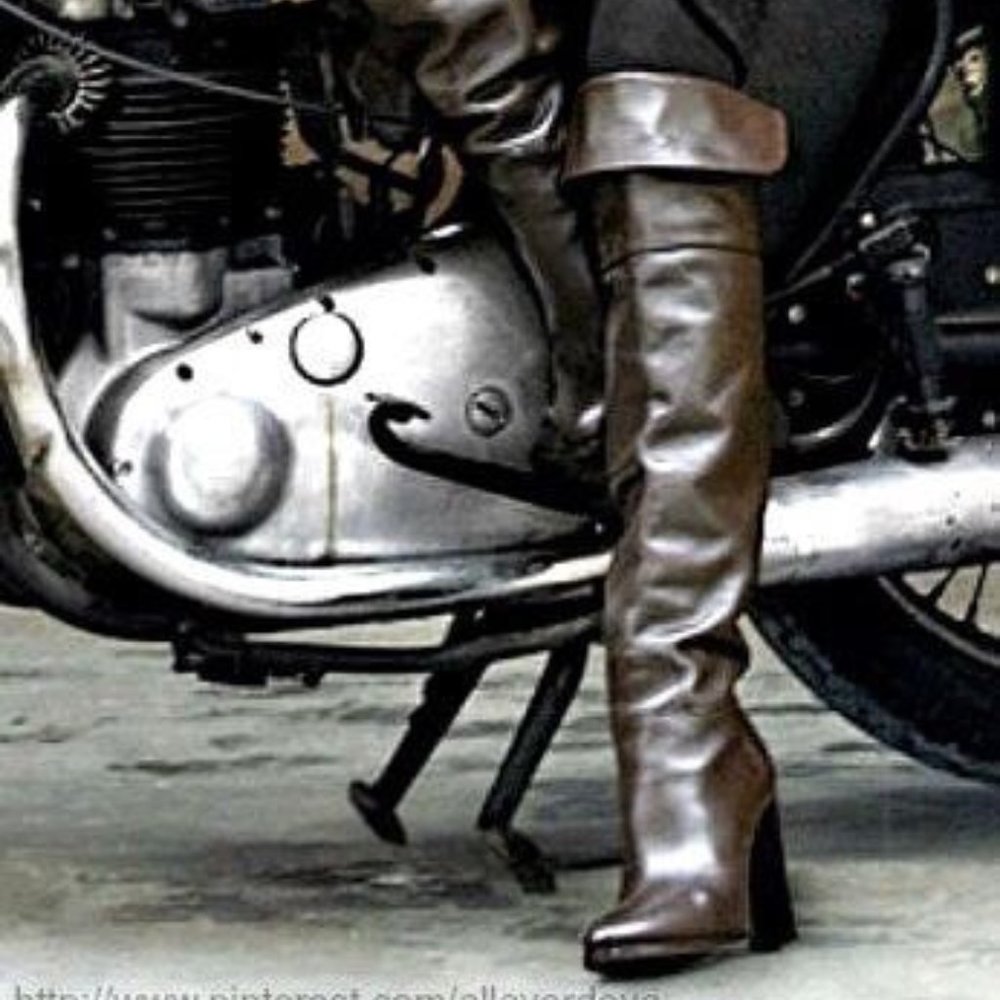 Ralph Lauren Collection Brown Over-the-Knee Boots - Picture 4 of 7